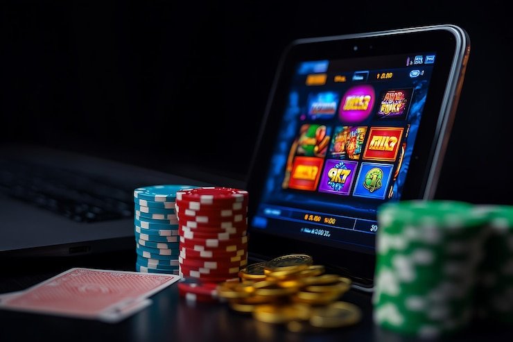 Studio dealer langsung Push Gaming dengan kamera multi-sudut dan broadcast HD